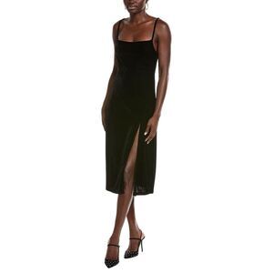 Maison Maar Womens  Midi Dress, Black